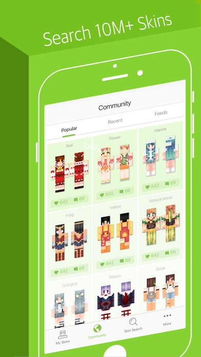 Skinseed For Minecraft Skins Iphone App Store Apps